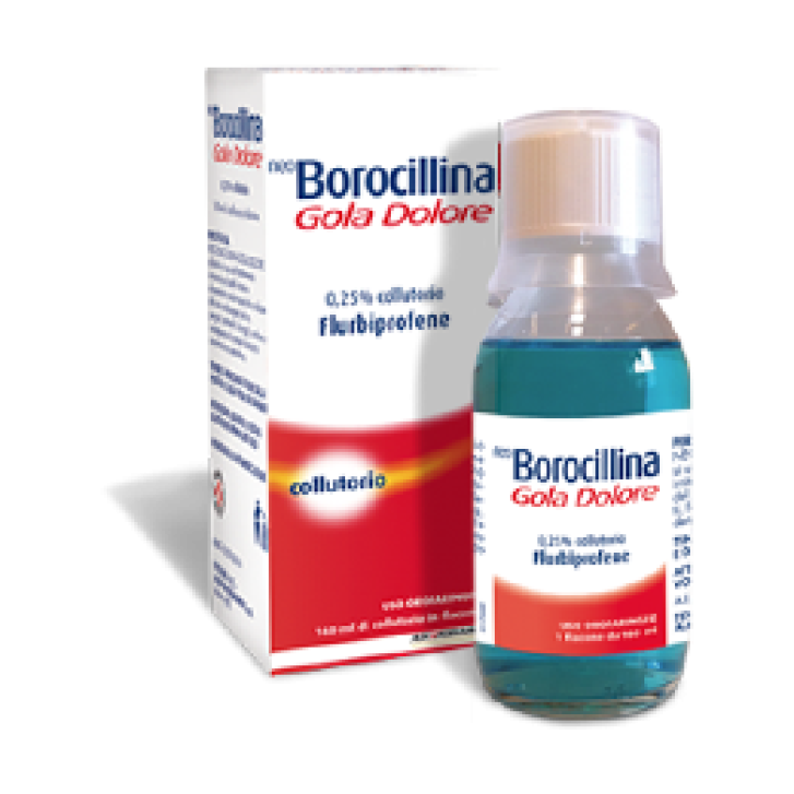 NeoBorocillina Gola Dolore Flurbiprofene Collutorio 160 ml