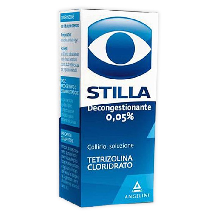 Stilla Decongestionante 0,05 % Tetrizolina Cloridrato Collirio 8 ml
