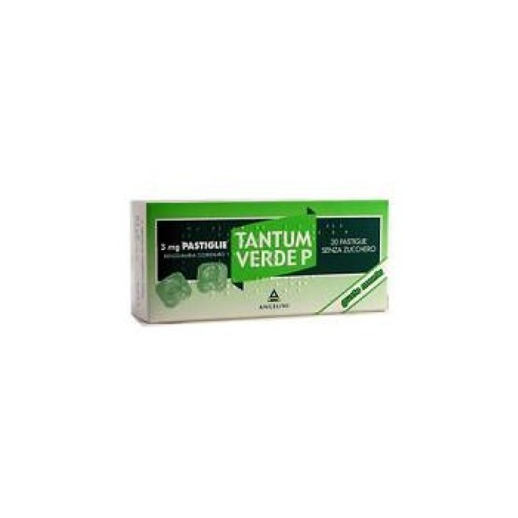 Tantum Verde P Menta 3 mg 20 Pastiglie