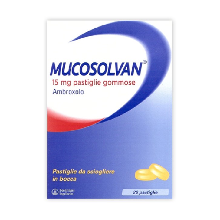 Mucosolvan 15 mg Ambroxolo 20 Pastiglie Gommose
