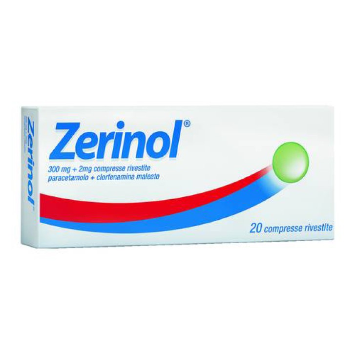 Zerinol Antinfluenzale Paracetamolo 20 Compresse