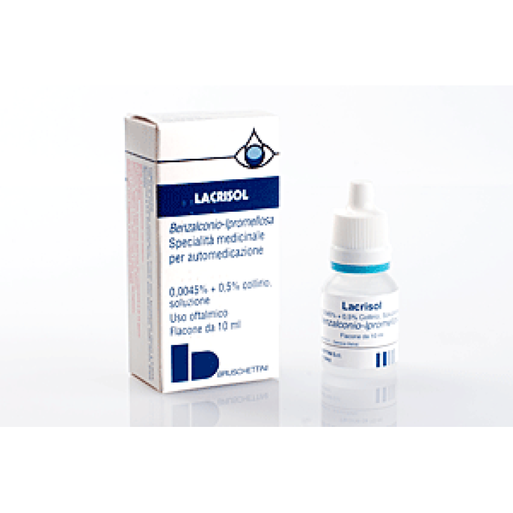 Lacrisol Collirio 50+ 4,5 mg Benzalconio Cloruro Flacone 10 ml