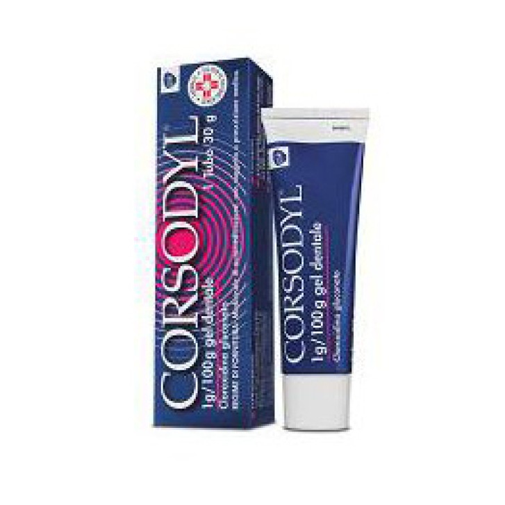 Corsodyl Gel Dentale Clorexidina Gluconato Tubo 30 grammi