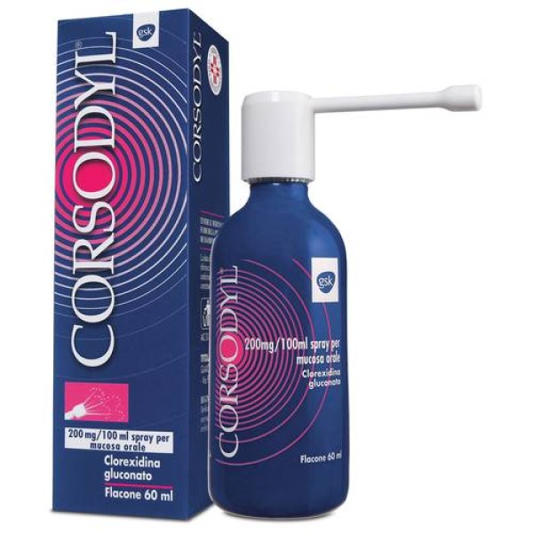 Corsodyl Spray Orale Clorexidina 200 mg 60 ml