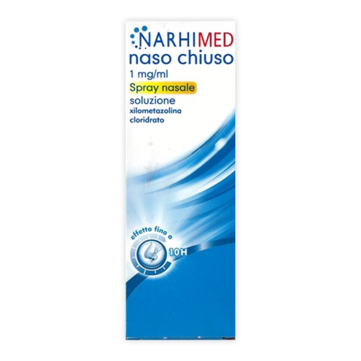 Narhimed Naso Chiuso Spray Nasale Adulti 1% Xilometazolina 10 ml