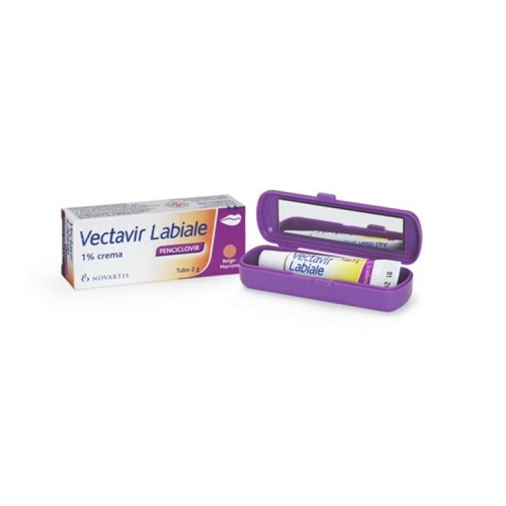 Vectavir Labiale 1% Crema Antivirale Penciclovir 2 grammi