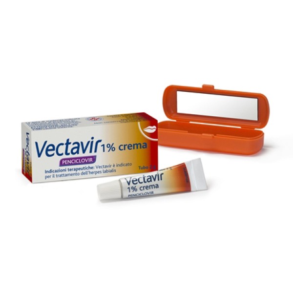 Vectavir 1% Crema Antivirale Penciclovir 2 grammi