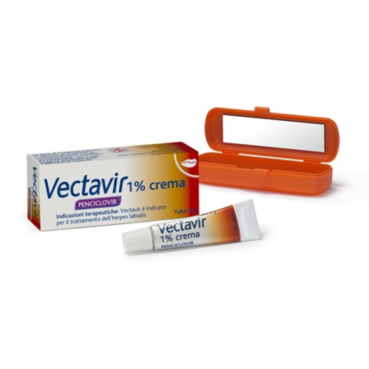 Vectavir 1% Crema Antivirale Penciclovir 2 grammi
