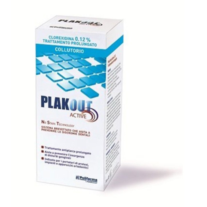 Plak Out 0,12% Clorexidina Soluzione Orale Disinfettante 150 ml
