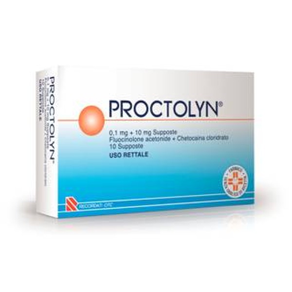 Proctolyn Chetocaina Cloridrato Emorroidi 10 Supposte