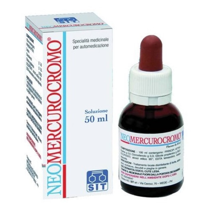 Neomercurocromo Soluzione Disinfettante Flacone 50 ml
