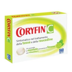 Coryfin C Limone 6,5 mg + 18 mg Tosse 24 Caramelle