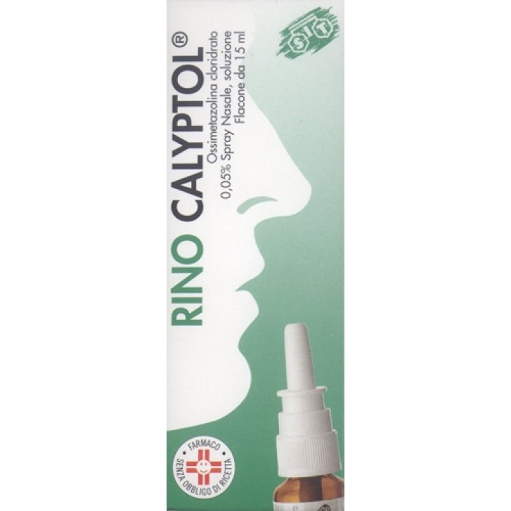Rino Calyptol 0,5 mg Ossimetazolina Spray Nasale Decongestionante 15 ml