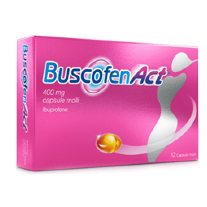 Buscofenact 400 mg Ibuprofene 12 Capsule