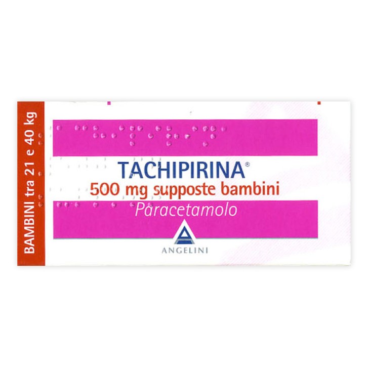 Tachipirina Bambini 500 mg Paracetamolo 10 Supposte