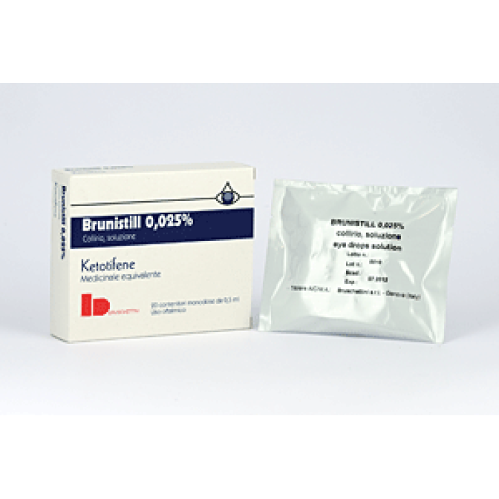 Brunistill Collirio 0,025 mg Ketotifene Congiuntivite 20 Flaconcini