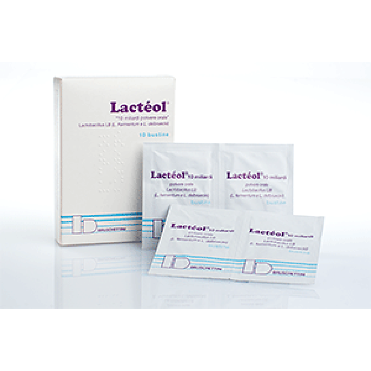 Lacteol Forte 10 Bustine - Integratore Fermenti Lattici