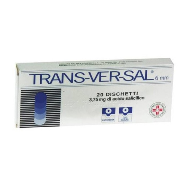 Transversal 3,75 mg/6 mm Acido Salicilico 20 Cerotti Transdermici