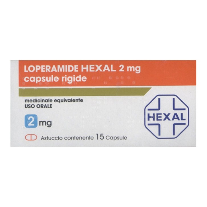 Loperamide 2mg Sandoz Trattamento Diarrea 15 Capsule