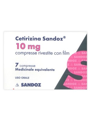 Cetirizina Sandoz 10 mg Antistaminico 7 Compresse