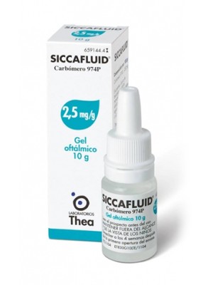 Siccafluid Gel Oftalmico 2,5mg/g 10 grammi