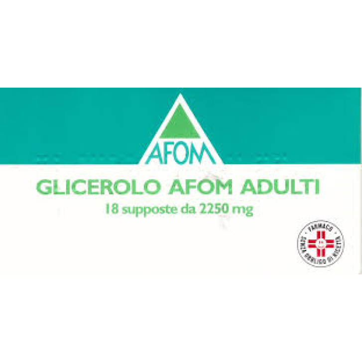 Glicerolo Afom Adulti 2250 mg 18 Supposte