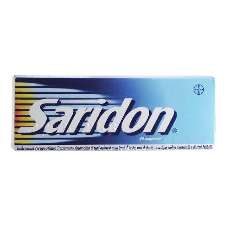 Saridon Paracetamolo/Propifenazone 20 Compresse
