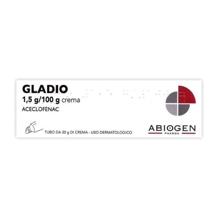 Gladio Crema 1,5% Aceclofenac Dolori Articolari 50 grammi