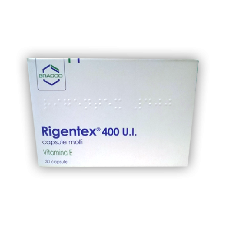 Rigentex 400 UI Tocoferolo Vitamina E 30 Capsule Molli