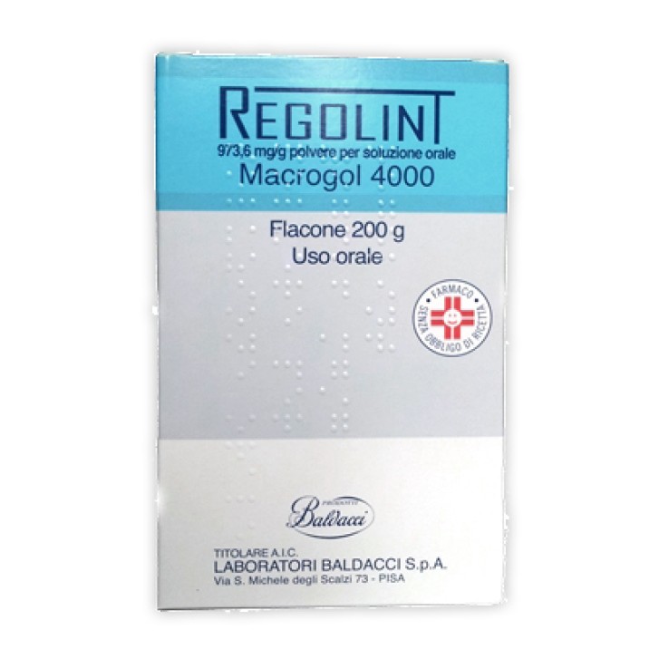 Regolint Polvere per Sopensione Orale 973,6 mg 200 grammi