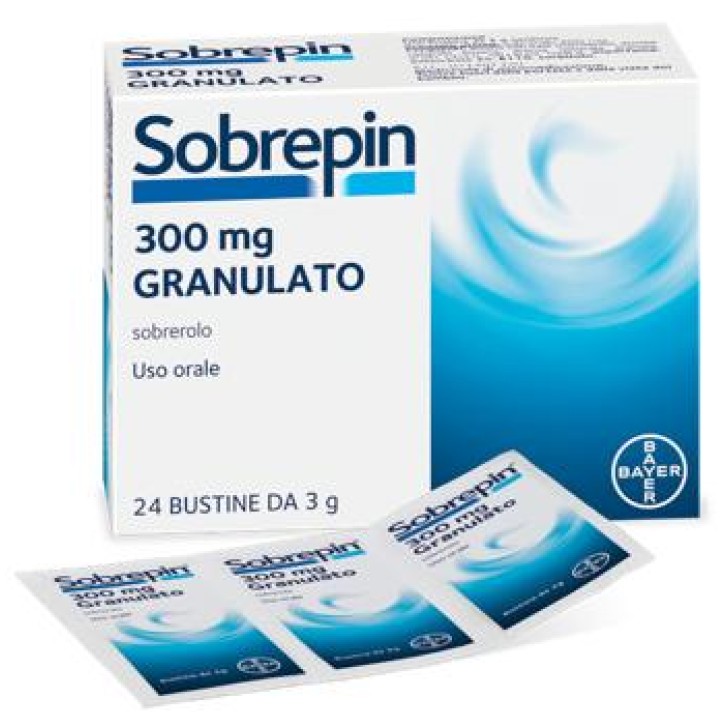 Sobrepin Granulato 300 mg Sobrerolo Tosse 24 Bustine