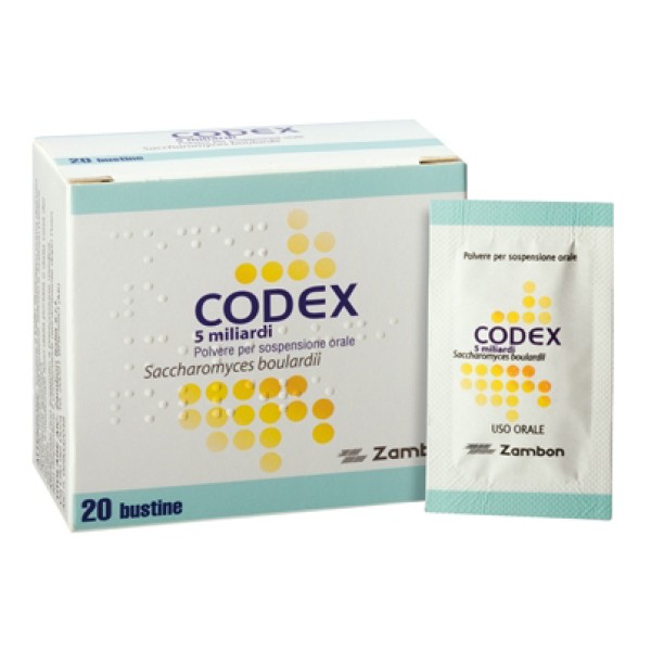 Codex 5 Miliardi Fermenti Lattici 250 mg 20 Bustine