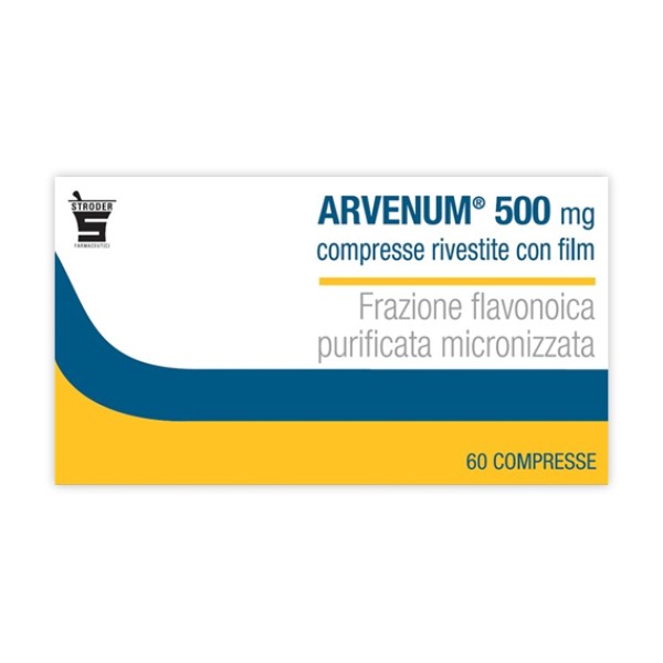 Arvenum 500 mg 60 Compresse Rivestite per Insufficienza Venosa