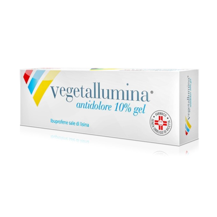 Vegetallumina Antidolore Gel 10% Ibuprofene Sale di Lisina 50 grammi