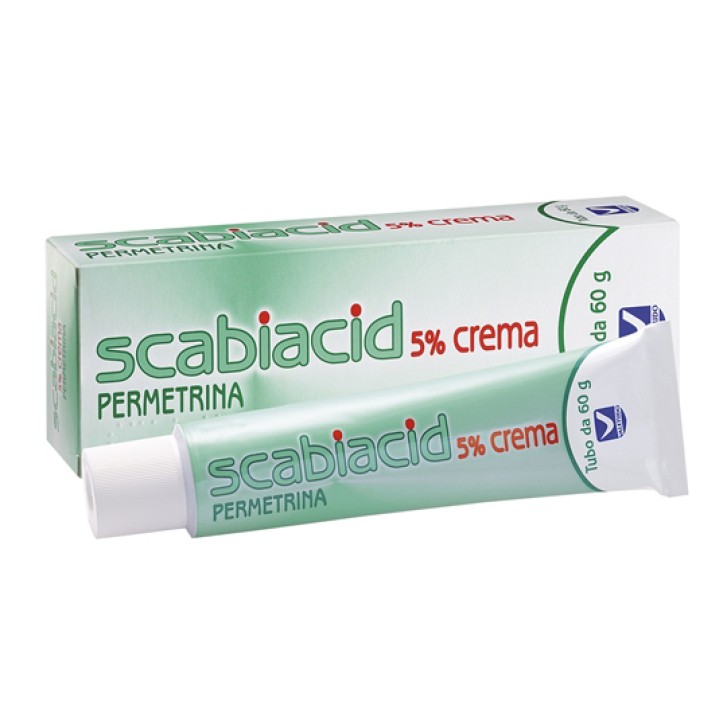 Scabiacid Crema 5% Permetrina Scabbia 60 grammi