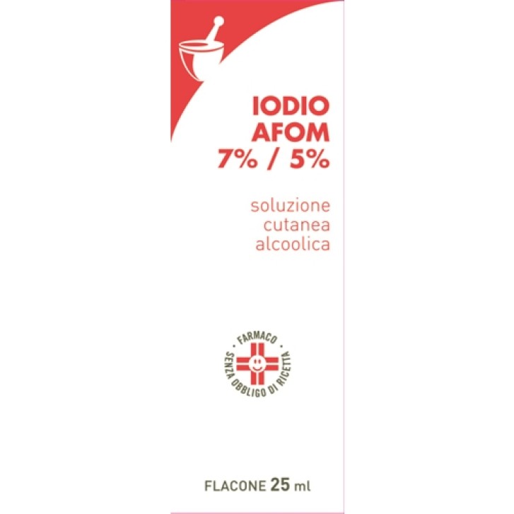 Iodio Afom 7% / 5% Soluzione Cutanea Alcolica 25 ml