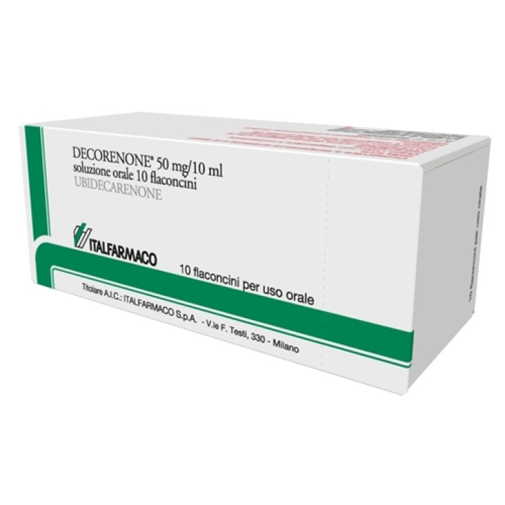 Decorenone 50 Soluzione Orale 50 mg Ubidecarenone 10 Flaconcini