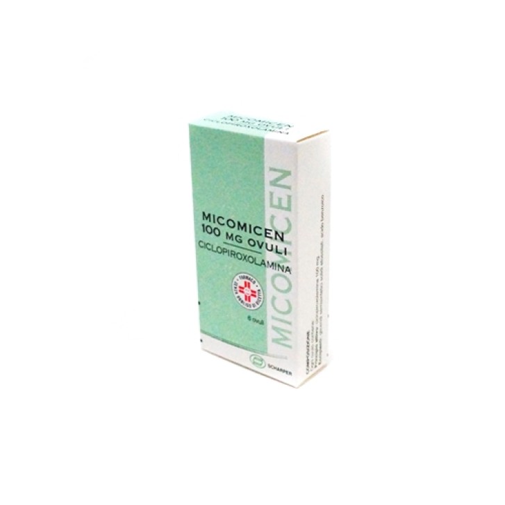 Micomicen 100 mg Ciclopiroxolamina 6 Ovuli Vaginali