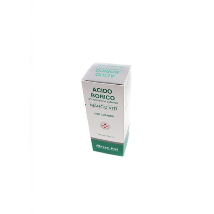 Acido Borico Viti Soluzione Cutanea 3% Antisettico 200 ml