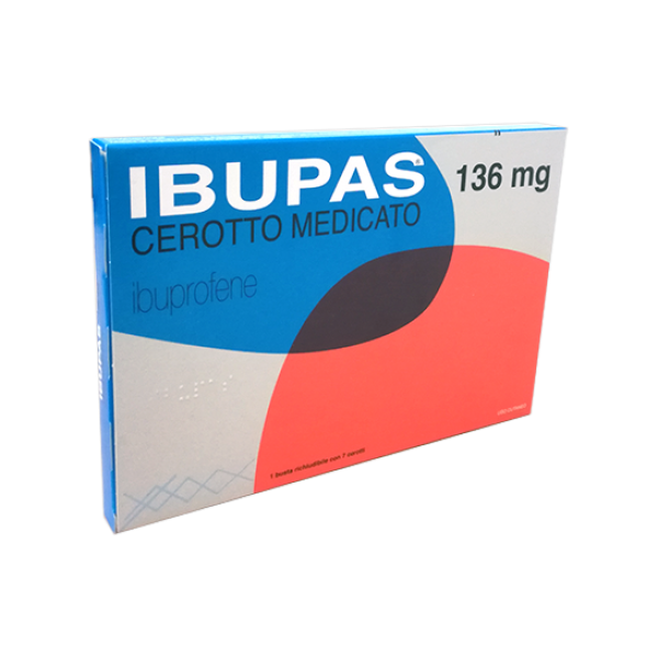 Ibupas 136 mg Ibuprofene Dolori Articolari 7 Cerotti Medicati