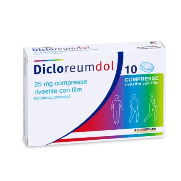 Dicloreumdol 10 Compresse Rivestite 25 mg