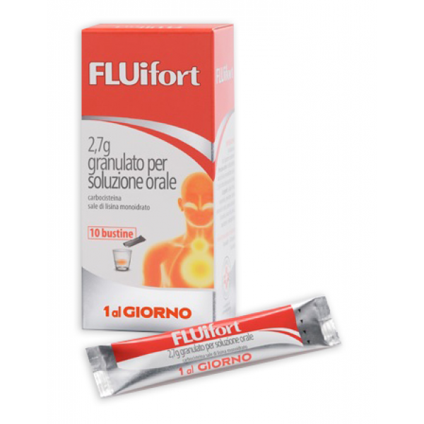 Fluifort Granulato 2,75 grammi Carbocisteina Mucolitico 10 Buste