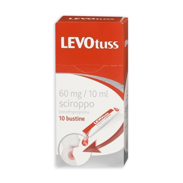 Levotuss Sciroppo Tosse 60 mg/10 ml Levodropropizina 10 Bustine