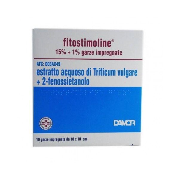 Fitostimoline 15% Garze Impregnate 10 pezzi