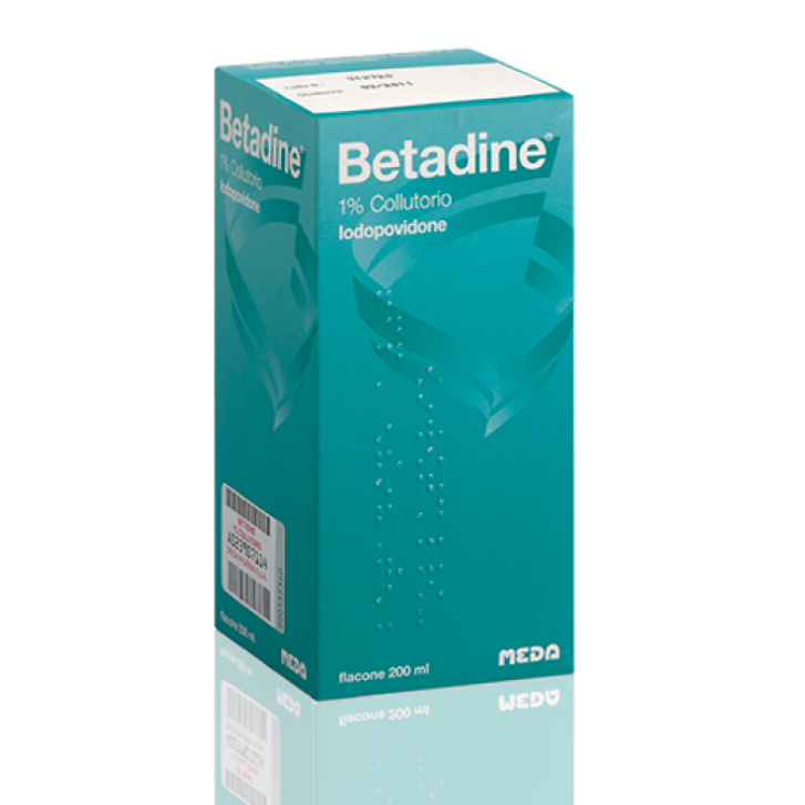 Betadine 1% Iodopovidone Collutorio Orale 200 ml