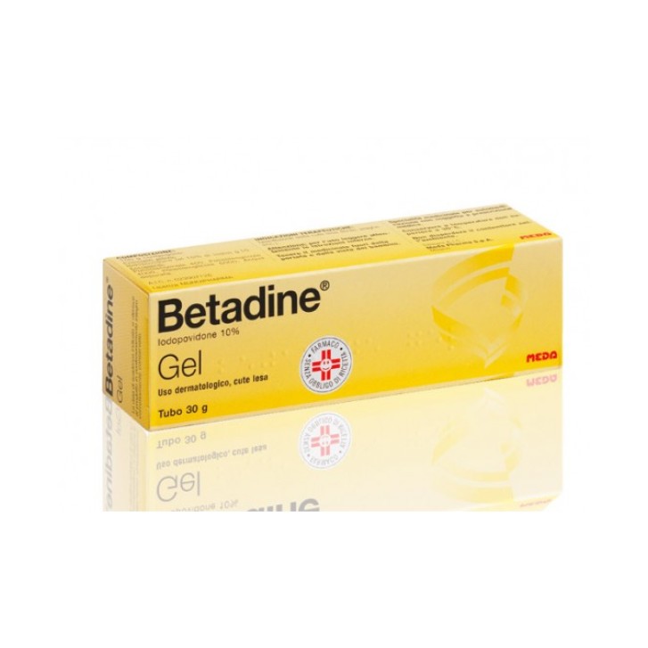 Betadine 10% Iodopovidone Gel Cutaneo Disinfettante 30 grammi