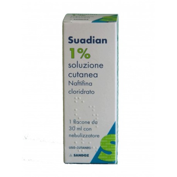 Suadian 1% Naftifina Cloridrato Crema Antimicotica con Nebulizzatore 30 grammi