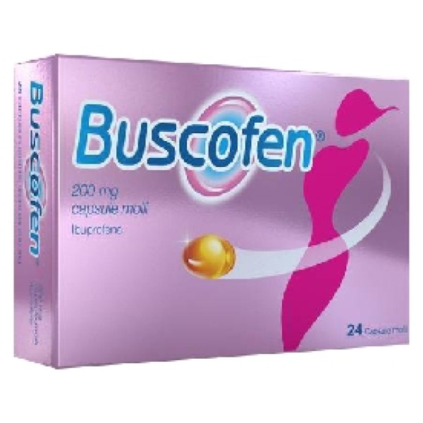 Buscofen 200mg Ibuprofene 24 Capsule Molli