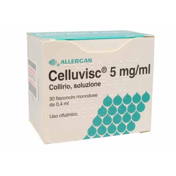 Celluvisc Collirio 5 mg / ml Carmellosa Sodica 30 Flaconcini