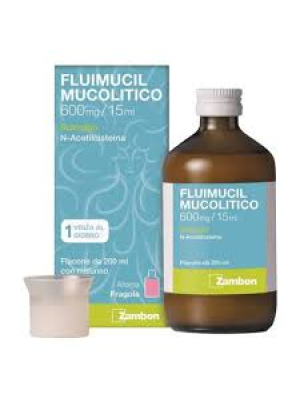 Fluimucil Mucolitico 600 mg/15 ml Sciroppo Epettorante 200 ml